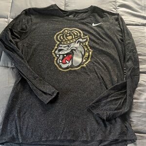 JMU Dukes Nike Men's Gray Long Sleeve